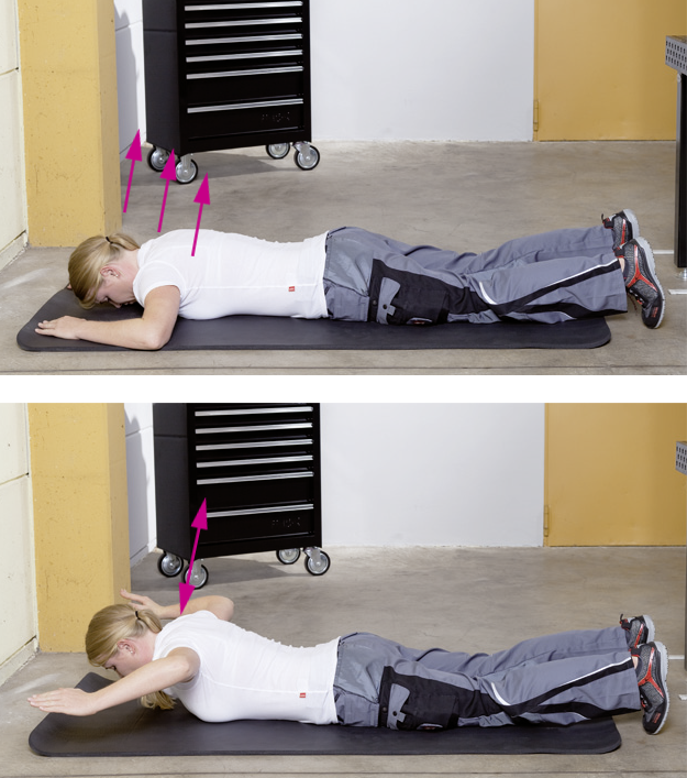 Fitness-Übungen für Schweißer – Rückenheben