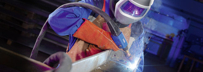 MIG/MAG Welding Torch Push-Pull Plus in action