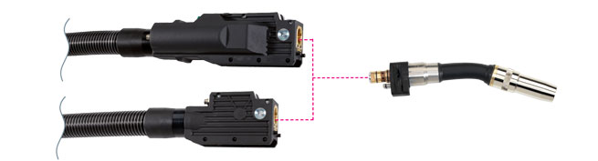 MIG/MAG Welding Torch Systems ROBO WH W 600 and ROBO WH-PP W 600 (liquid cooled)