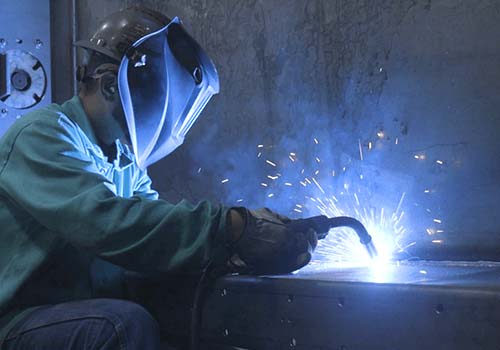 DELTA MIG Gun Welding Steel T-Joint