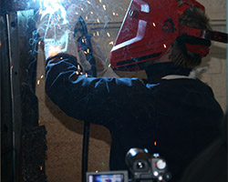 Welding on Camera