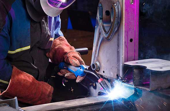 Welder in Action