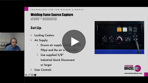 Welding Fume Source Capture with Abicor Binzel xFume Products