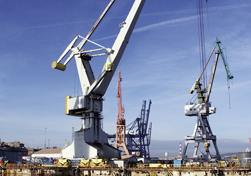 Die luftgekühlte Brennerserie ABIMG® A T LW von ABICOR BINZEL im Einsatz bei der CRIST-Werft in Polen