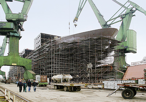 ABIMIG® A T LW burner from ABICOR BINZEL in use at the Remontowa shipyard in Gdansk.